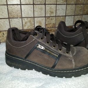 Womens skechers leather shoes